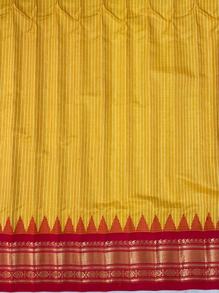 GADWAL HANDLOOM COTTON SILK (SICO) SAREE