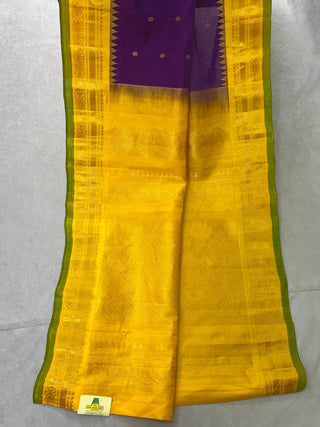 GADWAL HANDLOOM COTTON SILK (SICO) SAREE