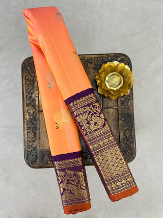 EXCLUSIVE GADWAL PURE SILK HANDLOOM SAREE
