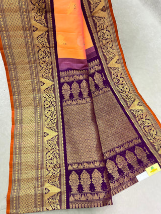 EXCLUSIVE GADWAL PURE SILK HANDLOOM SAREE