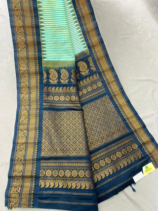 GADWAL PURE SILK GINGHAM CHECKS SAREE