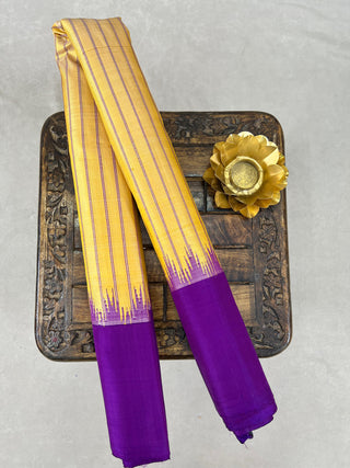 GADWAL PURE SILK PLAIN BORDER HANDLOOM SAREE