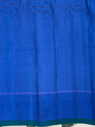 GADWAL PURE SILK PLAIN BORDER HANDLOOM SAREE