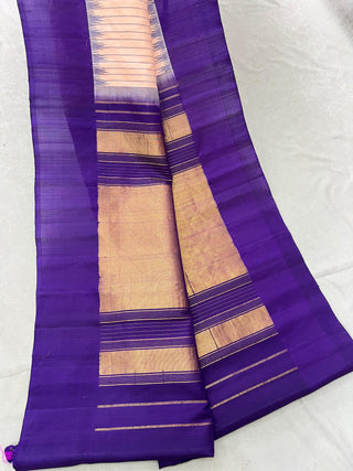 GADWAL PURE SILK PLAIN BORDER HANDLOOM SAREE