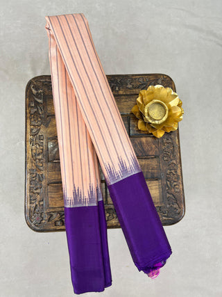 GADWAL PURE SILK PLAIN BORDER HANDLOOM SAREE