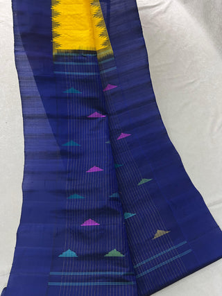 GADWAL PURE SILK PLAIN BORDER HANDLOOM SAREE