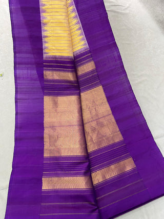 GADWAL PURE SILK PLAIN BORDER HANDLOOM SAREE