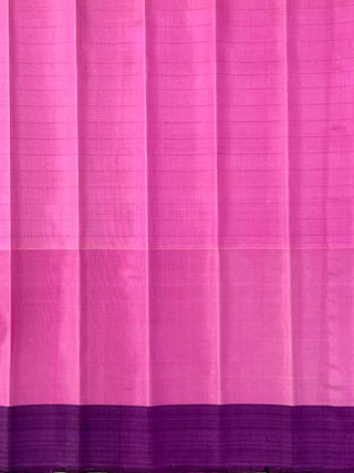 GADWAL PURE SILK PLAIN BORDER HANDLOOM SAREE