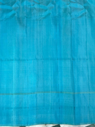 GADWAL PURE SILK PLAIN BORDER HANDLOOM SAREE