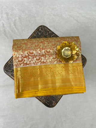 KANCHIPURAM PURE SILK TISSUE HANDLOOM SAREE