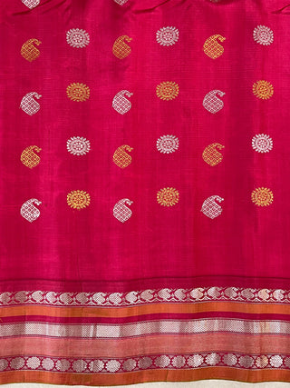 GADWAL PURE COTTON CHECKS HANDLOOM SAREE