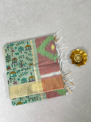 KANCHI SILK COTTON (SICO) SAREE