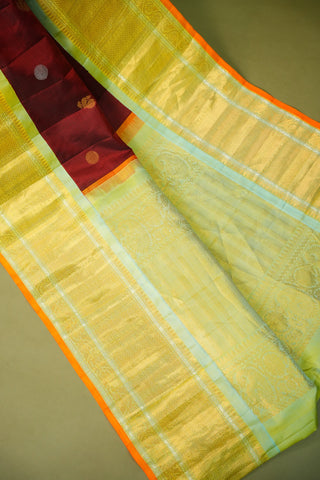 GADWAL SILKS IN EQUAL BORDER STYLE