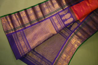 GADWAL SILKS IN EQUAL BORDER STYLE