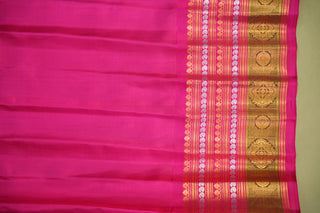 GADWAL SILKS IN EQUAL BORDER STYLE