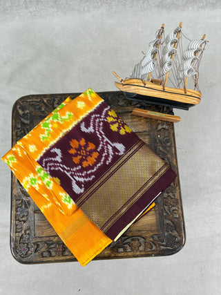 HANDLOOM POCHAMPALLY(IKAT) PURE SILK LEHENGA