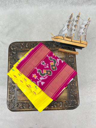 HANDLOOM POCHAMPALLY(IKAT) PURE SILK LEHENGA