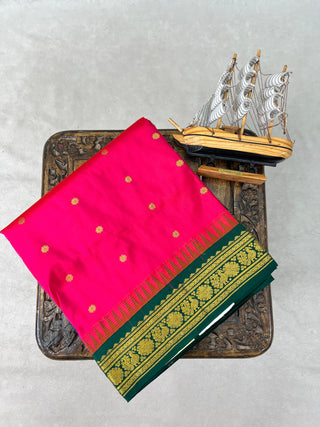 NARAYANPET 9-YARD PURE SILK SAREE