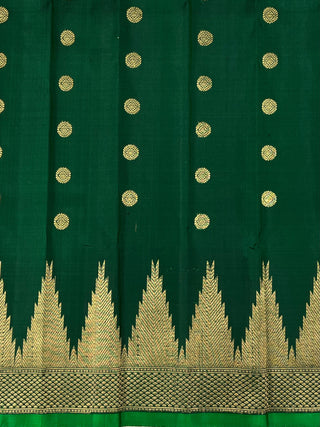 GADWAL PURE SILK TEMPLE BORDER HANDLOOM SAREE