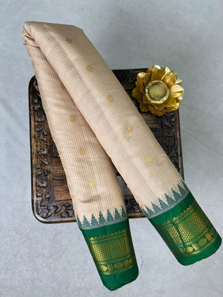 GADWAL HANDLOOM COTTON SILK (SICO) SAREE