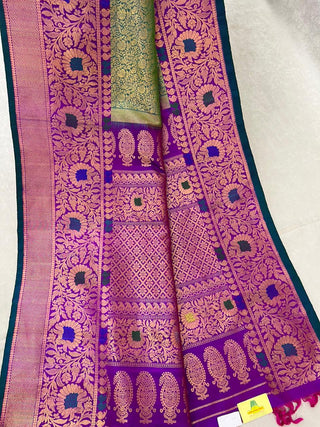 GADWAL PURE SILK HANDLOOM BROCADE SAREE