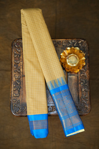 GADWAL PURE COTTON CHECKS SAREE