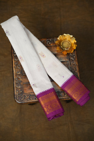 GADWAL PURE COTTON SMALL BORDER SAREE