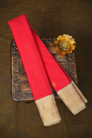 GADWAL PURE COTTON SMALL BORDER SAREE