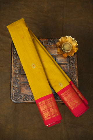 GADWAL PURE COTTON SMALL BORDER SAREE