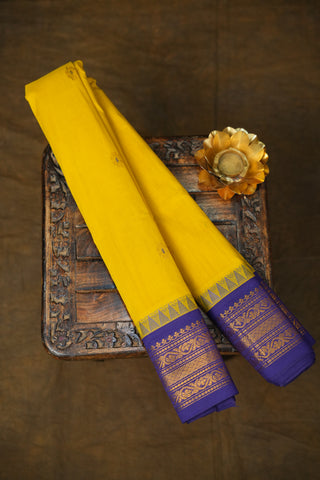 GADWAL PURE COTTON SMALL BORDER SAREE