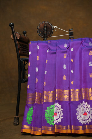 GADWAL PURE SILK GAP BORDER HANDLOOM SAREE