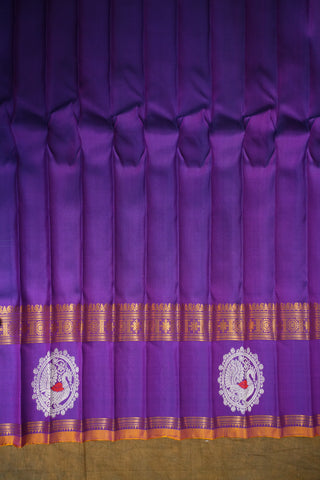 GADWAL PURE SILK GAP BORDER HANDLOOM SAREE