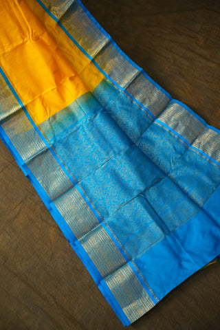 KANCHIPURAM PURE SILK SMALL BORDER SAREE
