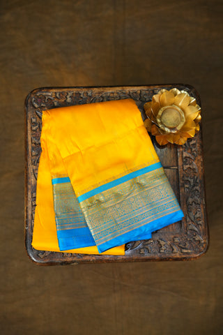 KANCHIPURAM PURE SILK SMALL BORDER SAREE