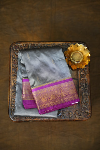 KANCHIPURAM PURE SILK SMALL BORDER SAREE