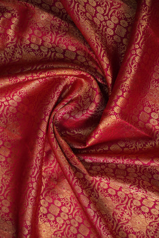 KANCHIPURAM PURE SILK BROCADE HANDLOOM SAREE