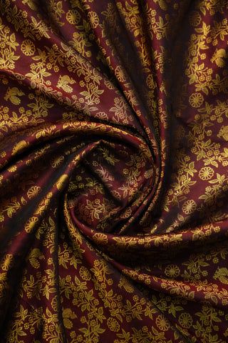 KANCHIPURAM PURE SILK BROCADE HANDLOOM SAREE