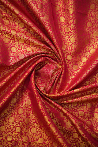 KANCHIPURAM PURE SILK BROCADE HANDLOOM SAREE