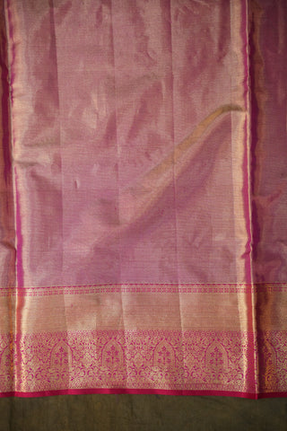 KANCHIPURAM PURE SILK TISSUE BROCADE SAREE