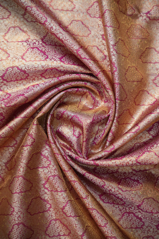 KANCHIPURAM PURE SILK TISSUE BROCADE SAREE