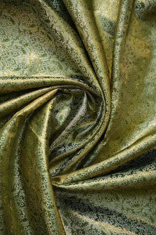 KANCHIPURAM PURE SILK TISSUE BROCADE SAREE