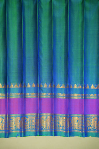 GADWAL PURE SILK GAP BORDER HANDLOOM SAREE