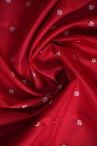 GADWAL PURE SILK GAP BORDER BUTTA HANDLOOM SAREE